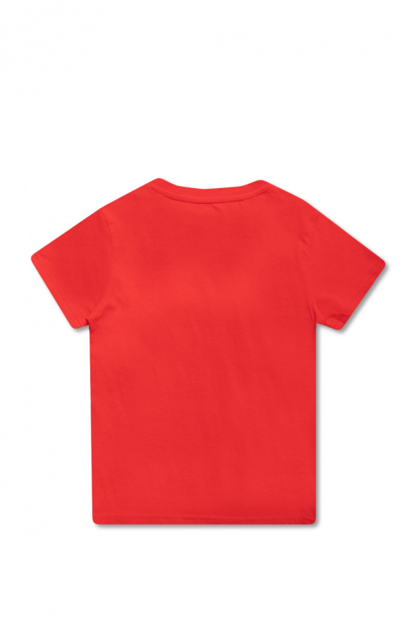 shirt with logo ADIDAS Kids - Red T - SchaferandweinerShops shirt with logo ADIDAS Kids - Red T - SchaferandweinerShops
